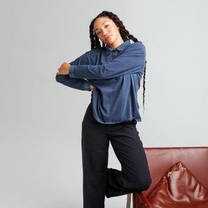 RICHER POORER RELAXED LONG SLEEVE SHIRT
